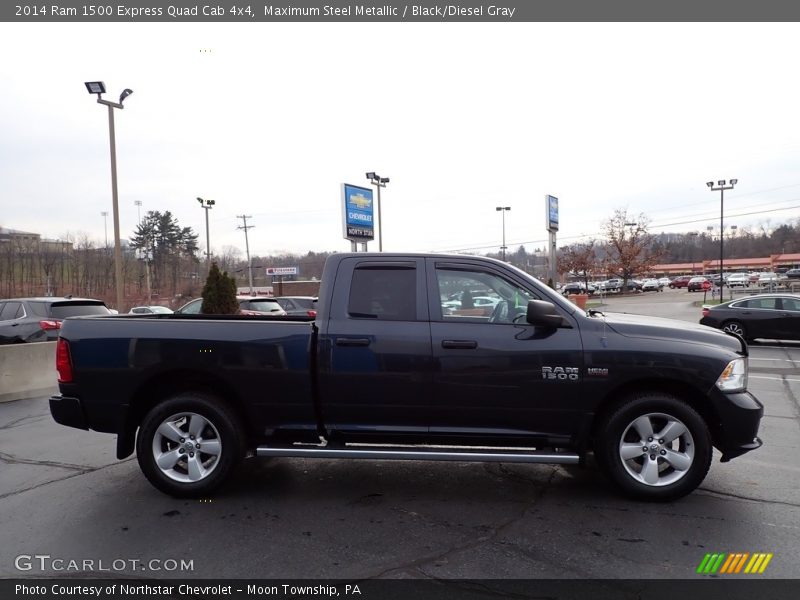 Maximum Steel Metallic / Black/Diesel Gray 2014 Ram 1500 Express Quad Cab 4x4