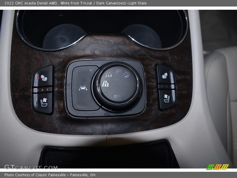 White Frost Tricoat / Dark Galvanized/­Light Shale 2022 GMC Acadia Denali AWD