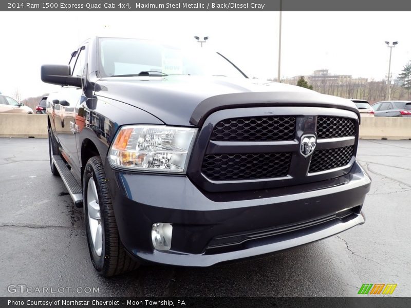 Maximum Steel Metallic / Black/Diesel Gray 2014 Ram 1500 Express Quad Cab 4x4