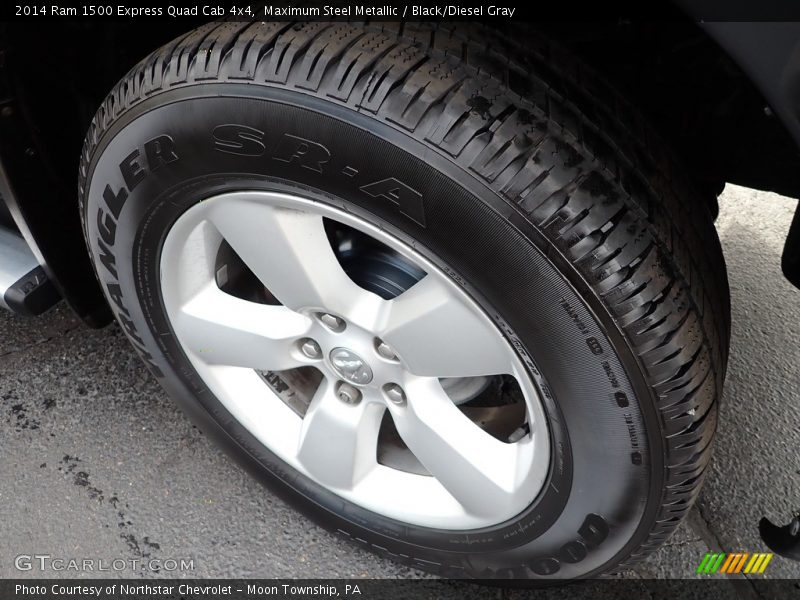 Maximum Steel Metallic / Black/Diesel Gray 2014 Ram 1500 Express Quad Cab 4x4