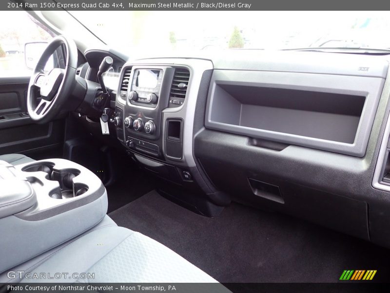 Maximum Steel Metallic / Black/Diesel Gray 2014 Ram 1500 Express Quad Cab 4x4