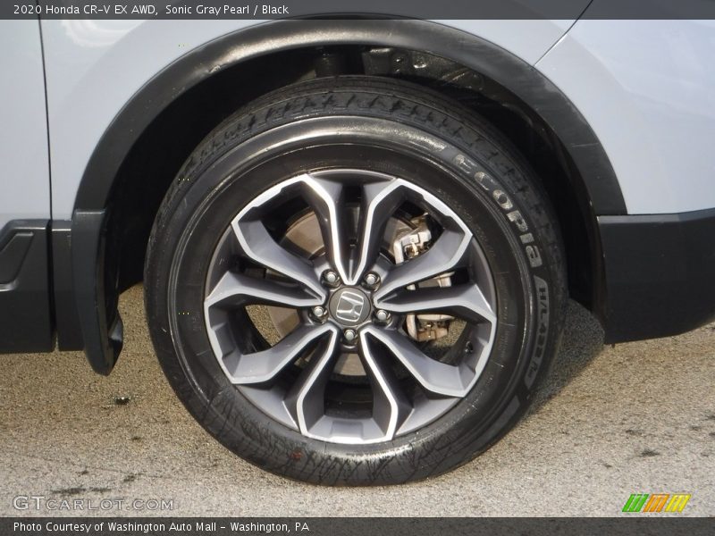Sonic Gray Pearl / Black 2020 Honda CR-V EX AWD