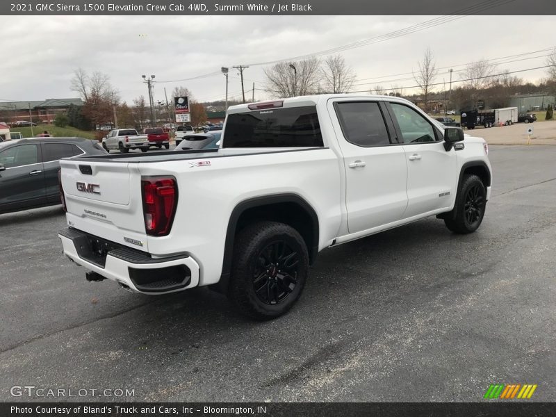 Summit White / Jet Black 2021 GMC Sierra 1500 Elevation Crew Cab 4WD