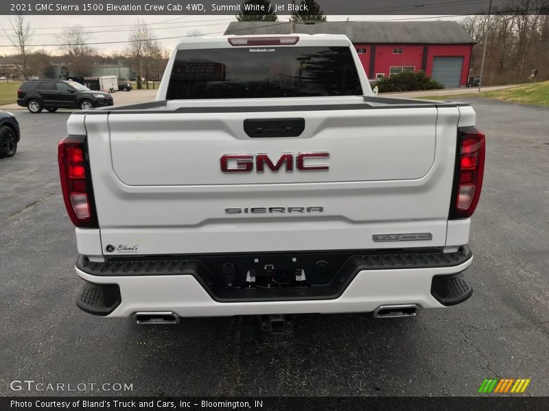 Summit White / Jet Black 2021 GMC Sierra 1500 Elevation Crew Cab 4WD