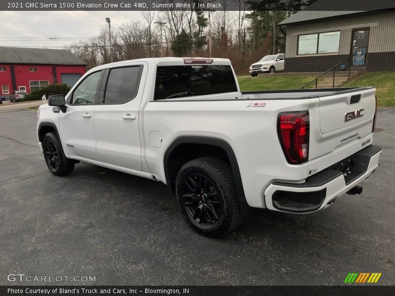 Summit White / Jet Black 2021 GMC Sierra 1500 Elevation Crew Cab 4WD
