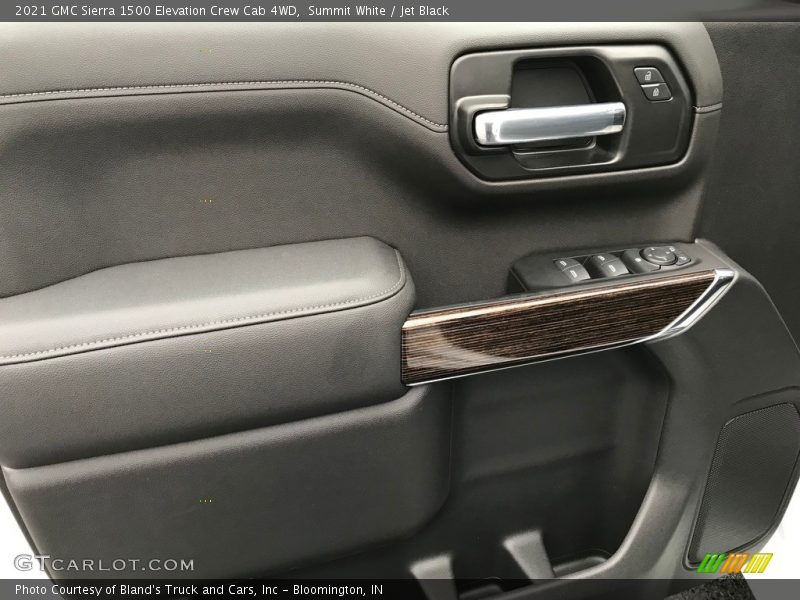 Summit White / Jet Black 2021 GMC Sierra 1500 Elevation Crew Cab 4WD