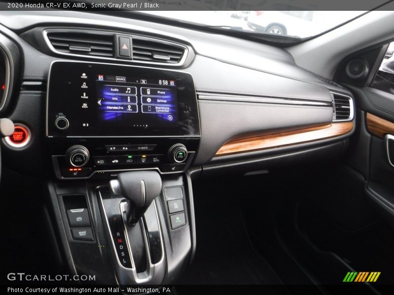 Sonic Gray Pearl / Black 2020 Honda CR-V EX AWD