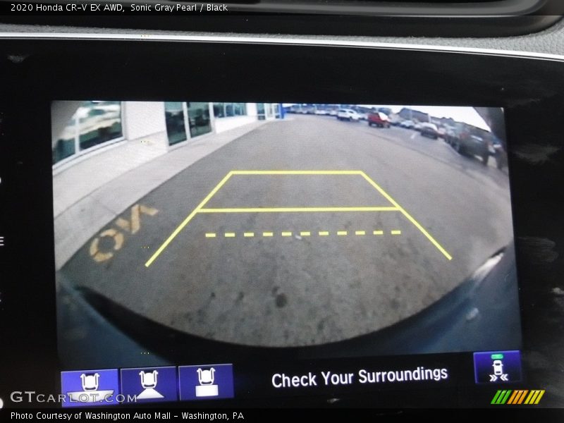 Sonic Gray Pearl / Black 2020 Honda CR-V EX AWD