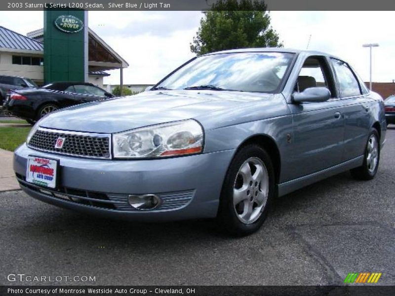 Silver Blue / Light Tan 2003 Saturn L Series L200 Sedan