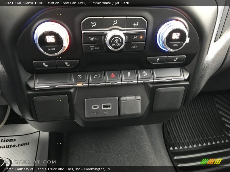 Controls of 2021 Sierra 1500 Elevation Crew Cab 4WD