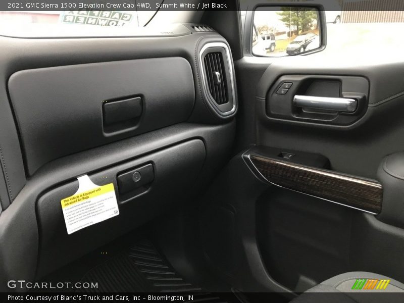 Summit White / Jet Black 2021 GMC Sierra 1500 Elevation Crew Cab 4WD