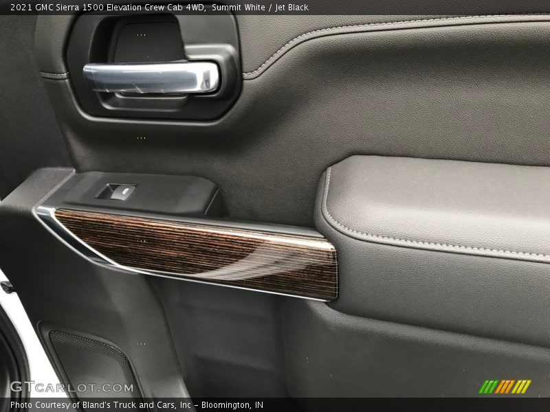 Summit White / Jet Black 2021 GMC Sierra 1500 Elevation Crew Cab 4WD