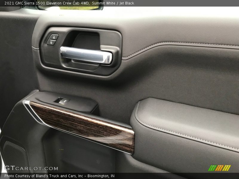Summit White / Jet Black 2021 GMC Sierra 1500 Elevation Crew Cab 4WD
