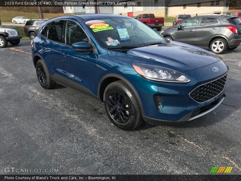 Dark Persian Green Metallic / Dark Earth Gray 2020 Ford Escape SE 4WD