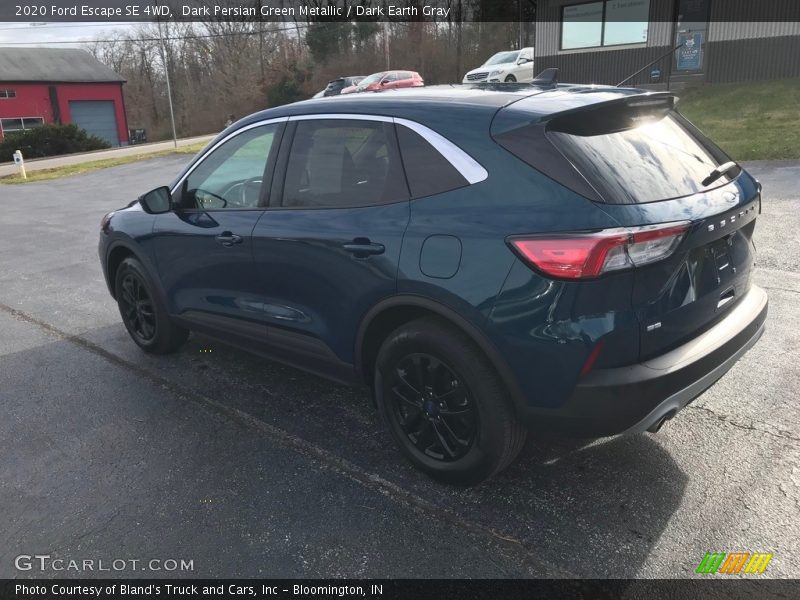 Dark Persian Green Metallic / Dark Earth Gray 2020 Ford Escape SE 4WD
