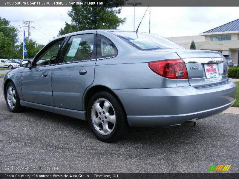 Silver Blue / Light Tan 2003 Saturn L Series L200 Sedan