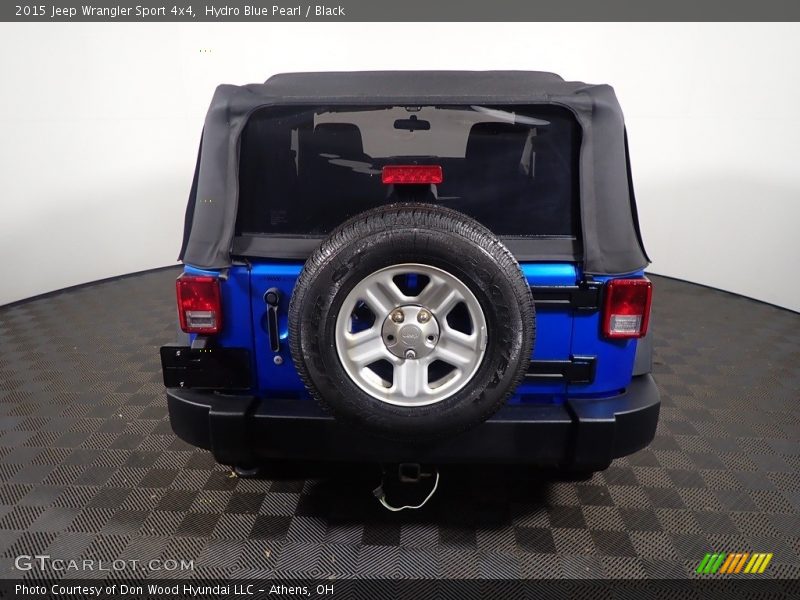Hydro Blue Pearl / Black 2015 Jeep Wrangler Sport 4x4