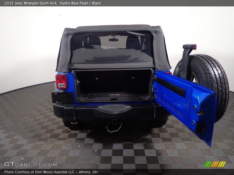 Hydro Blue Pearl / Black 2015 Jeep Wrangler Sport 4x4