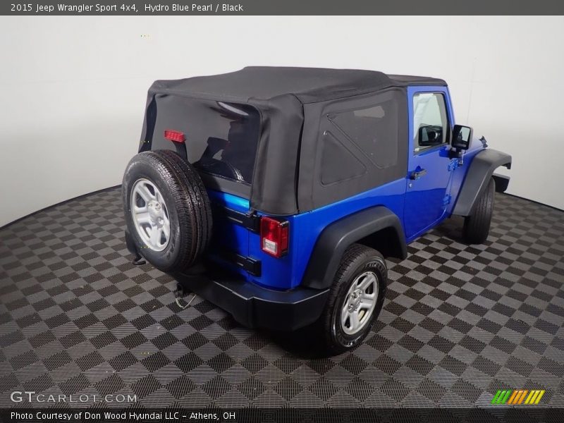 Hydro Blue Pearl / Black 2015 Jeep Wrangler Sport 4x4