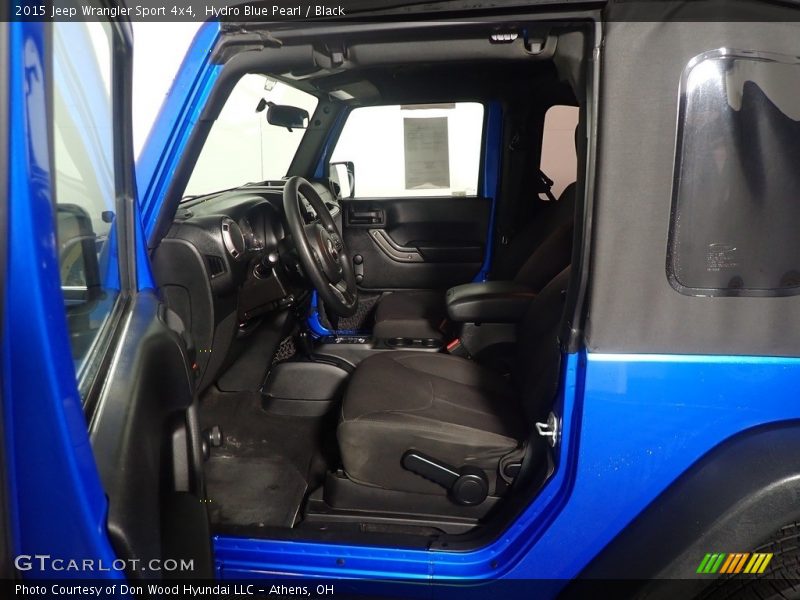 Hydro Blue Pearl / Black 2015 Jeep Wrangler Sport 4x4