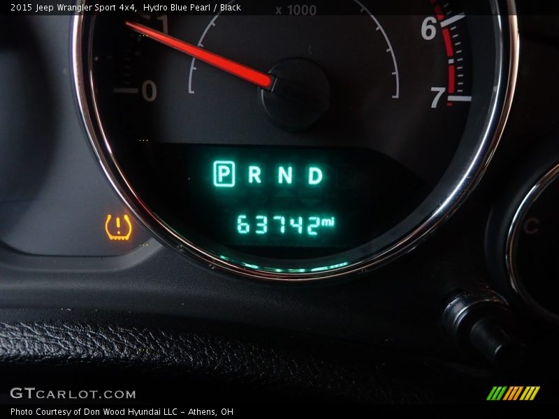 Hydro Blue Pearl / Black 2015 Jeep Wrangler Sport 4x4
