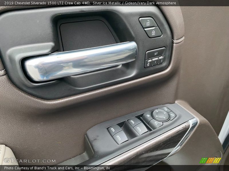 Silver Ice Metallic / Gideon/Very Dark Atmosphere 2019 Chevrolet Silverado 1500 LTZ Crew Cab 4WD