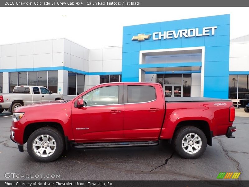 Cajun Red Tintcoat / Jet Black 2018 Chevrolet Colorado LT Crew Cab 4x4