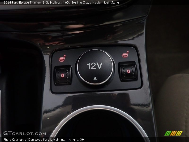 Sterling Gray / Medium Light Stone 2014 Ford Escape Titanium 2.0L EcoBoost 4WD