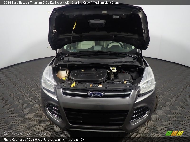 Sterling Gray / Medium Light Stone 2014 Ford Escape Titanium 2.0L EcoBoost 4WD
