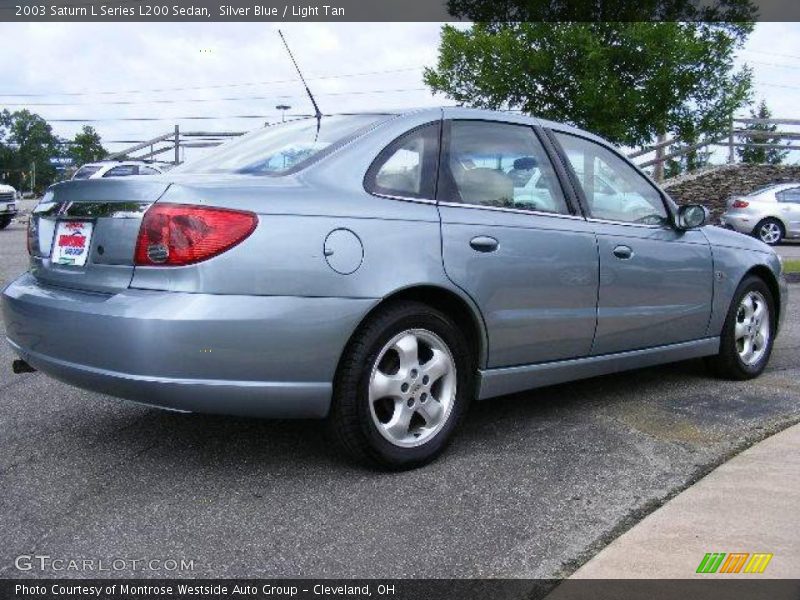 Silver Blue / Light Tan 2003 Saturn L Series L200 Sedan