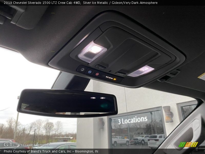 Silver Ice Metallic / Gideon/Very Dark Atmosphere 2019 Chevrolet Silverado 1500 LTZ Crew Cab 4WD