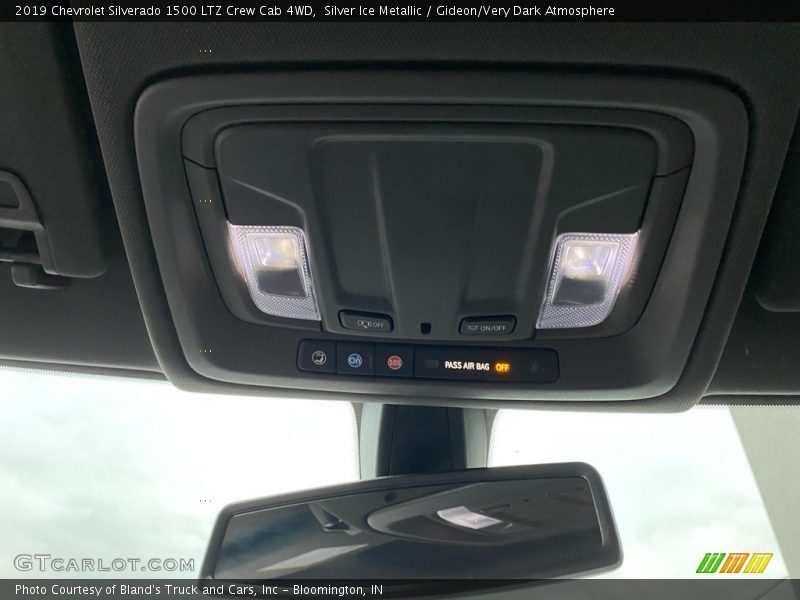 Silver Ice Metallic / Gideon/Very Dark Atmosphere 2019 Chevrolet Silverado 1500 LTZ Crew Cab 4WD