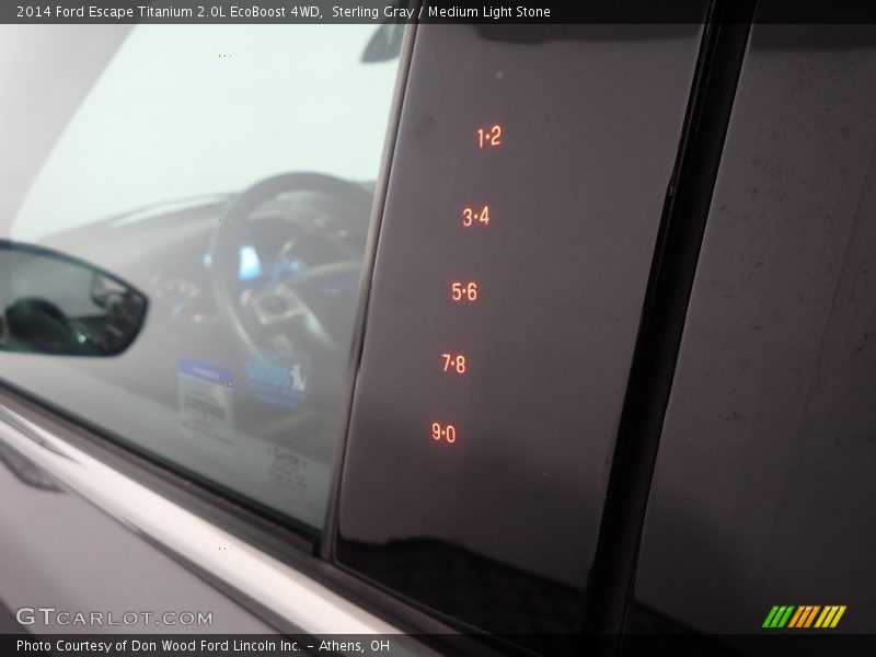 Sterling Gray / Medium Light Stone 2014 Ford Escape Titanium 2.0L EcoBoost 4WD