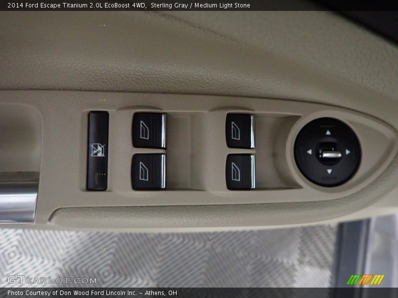 Sterling Gray / Medium Light Stone 2014 Ford Escape Titanium 2.0L EcoBoost 4WD