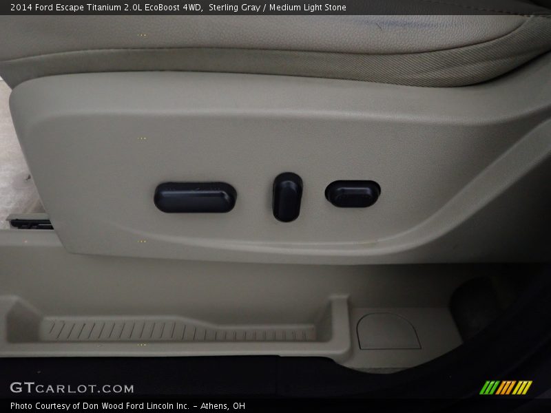 Sterling Gray / Medium Light Stone 2014 Ford Escape Titanium 2.0L EcoBoost 4WD