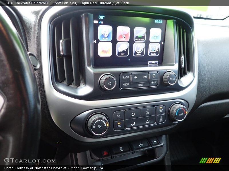 Cajun Red Tintcoat / Jet Black 2018 Chevrolet Colorado LT Crew Cab 4x4