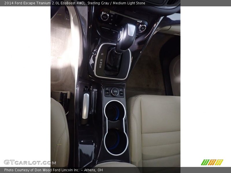 Sterling Gray / Medium Light Stone 2014 Ford Escape Titanium 2.0L EcoBoost 4WD