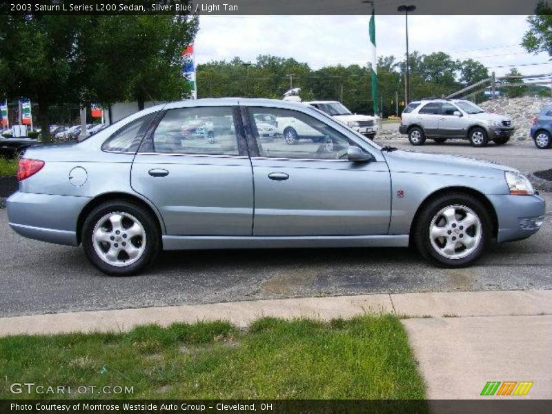 Silver Blue / Light Tan 2003 Saturn L Series L200 Sedan