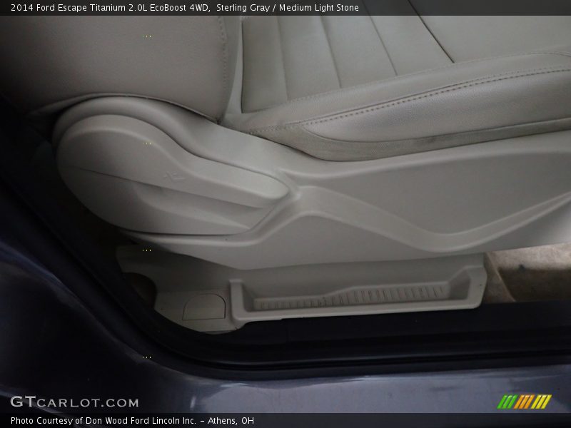 Sterling Gray / Medium Light Stone 2014 Ford Escape Titanium 2.0L EcoBoost 4WD
