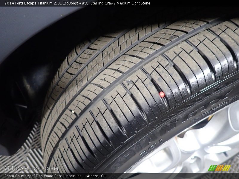 Sterling Gray / Medium Light Stone 2014 Ford Escape Titanium 2.0L EcoBoost 4WD