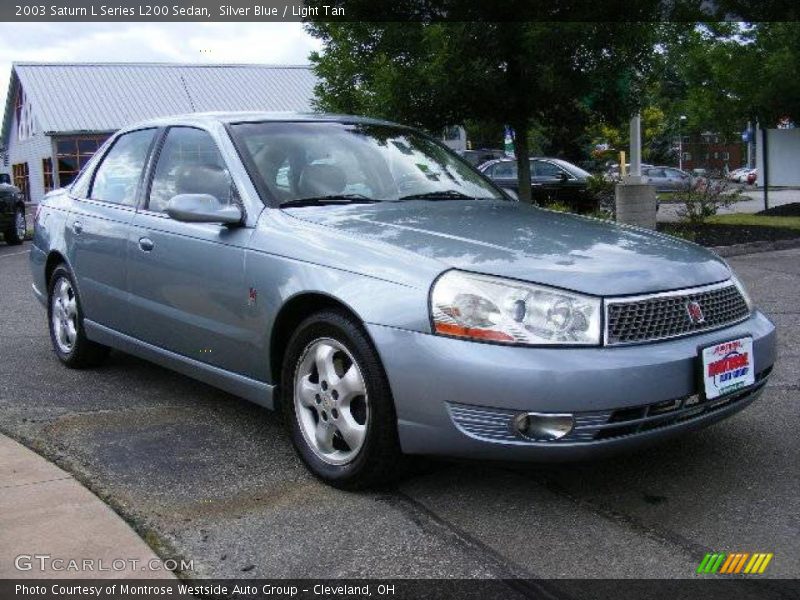 Silver Blue / Light Tan 2003 Saturn L Series L200 Sedan