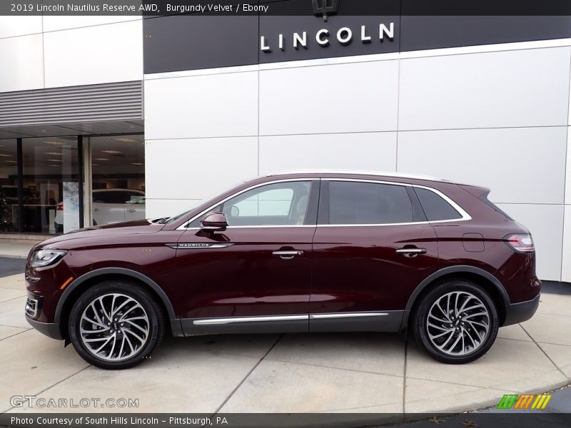  2019 Nautilus Reserve AWD Burgundy Velvet