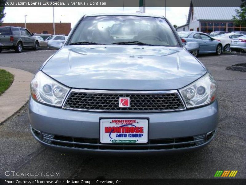 Silver Blue / Light Tan 2003 Saturn L Series L200 Sedan