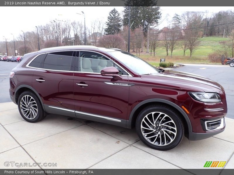 Burgundy Velvet / Ebony 2019 Lincoln Nautilus Reserve AWD