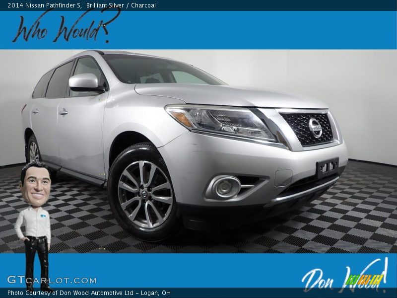 Brilliant Silver / Charcoal 2014 Nissan Pathfinder S