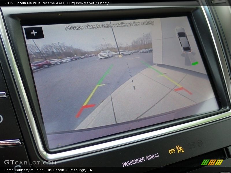 Burgundy Velvet / Ebony 2019 Lincoln Nautilus Reserve AWD