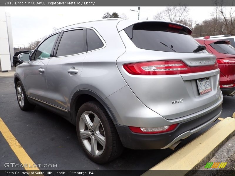 Ingot Silver Metallic / Ebony 2015 Lincoln MKC AWD