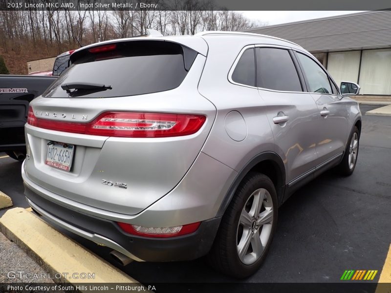 Ingot Silver Metallic / Ebony 2015 Lincoln MKC AWD