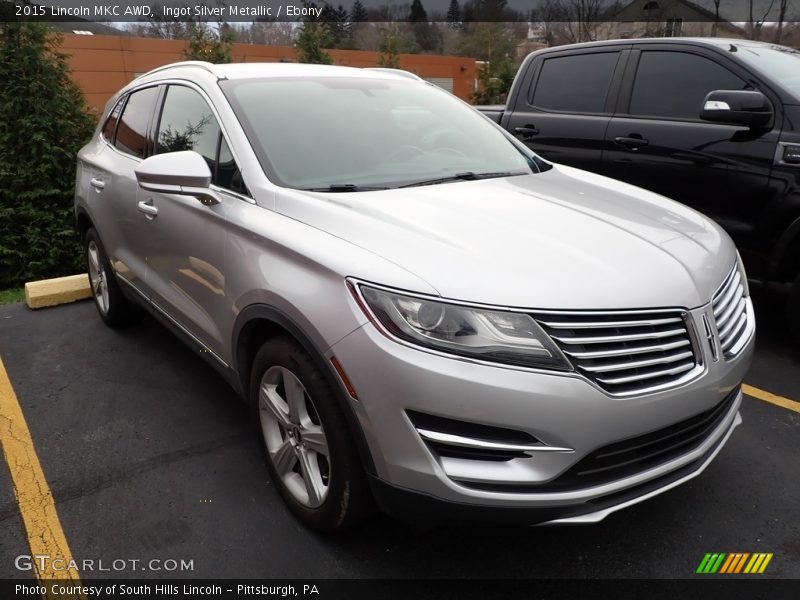 Ingot Silver Metallic / Ebony 2015 Lincoln MKC AWD