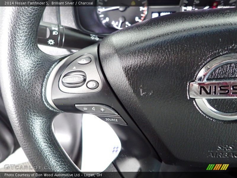 Brilliant Silver / Charcoal 2014 Nissan Pathfinder S
